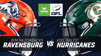 GFL: ifm Razorbacks Ravensburg vs. Kiel Baltic Hurricanes