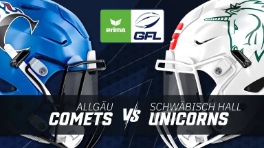GFL: Allgäu Comets vs. Schwäbisch Hall Unicorns