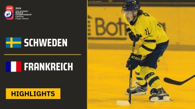 Eishockey WM 2024 | Schweden vs. Frankreich | Die Highlights des 11. Spieltags