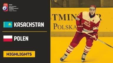 Eishockey WM 2024 | Kasachstan vs. Polen | Die Highlights des 11. Spieltags