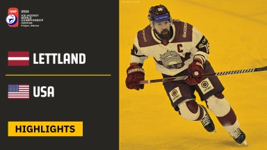 Eishockey WM 2024 | Lettland vs. USA | Die Highlights des 12. Spieltags