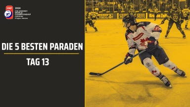 Die Top-5-Saves der Eishockey-WM 2024 - Tag 13