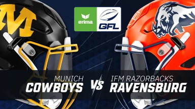 GFL: Munich Cowboys vs. ifm Razorbacks Ravensburg