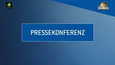 Pressekonferenz FRAPORT SKYLINERS vs. PS Karlsruhe LIONS (Finale 1)
