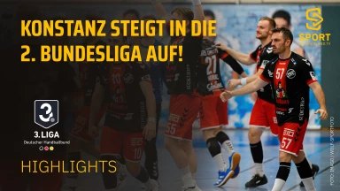 3. Liga: Konstanz schafft den Aufstieg, Ferndorf und Braunschweig unentschieden - die Highlights der Aufstiegsrunde