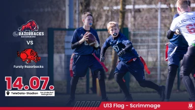 Scrimmage Flag-Football U13 ifm Razorbacks vs. Fursty Razorbacks