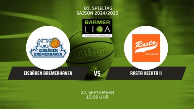 ProA: Eisbären Bremerhaven vs. RASTA Vechta II