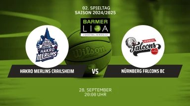 ProA: HAKRO Merlins Crailsheim vs. Nürnberg Falcons BC