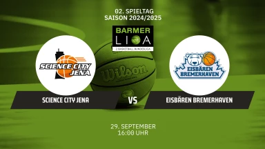 ProA: Science City Jena vs. Eisbären Bremerhaven