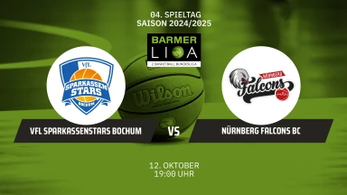 ProA: VfL SparkassenStars Bochum vs. Nürnberg Falcons BC