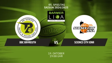 ProA: BBC Bayreuth vs. Science City Jena
