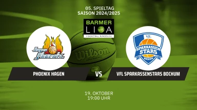 ProA: Phoenix Hagen vs. VfL SparkassenStars Bochum