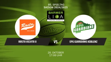 ProA: RASTA Vechta II vs. EPG GUARDIANS Koblenz