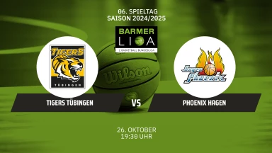 ProA: Tigers Tübingen vs. Phoenix Hagen