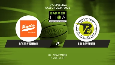 ProA: RASTA Vechta II vs. BBC Bayreuth