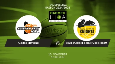 ProA: Science City Jena vs. Bozic Estriche Knights Kirchheim
