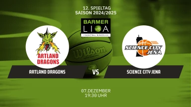 ProA: Artland Dragons vs. Science City Jena