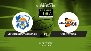ProA: VfL SparkassenStars Bochum vs. Science City Jena