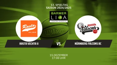 ProA: RASTA Vechta II vs. Nürnberg Falcons BC