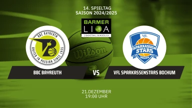 ProA: BBC Bayreuth vs. VfL SparkassenStars Bochum