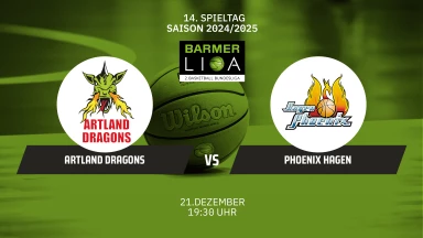 ProA: Artland Dragons vs. Phoenix Hagen