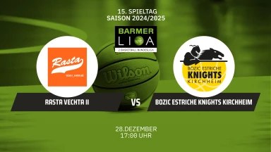 ProA: RASTA Vechta II vs. Bozic Estriche Knights Kirchheim