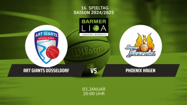 ProA: ART Giants Düsseldorf vs. Phoenix Hagen