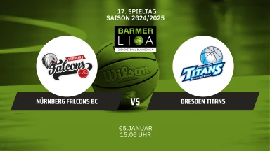 ProA: Nürnberg Falcons BC vs. Dresden Titans