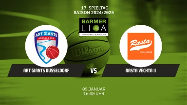 ProA: ART Giants Düsseldorf vs. RASTA Vechta II