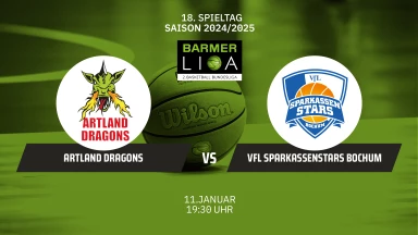 ProA: Artland Dragons vs. VfL SparkassenStars Bochum