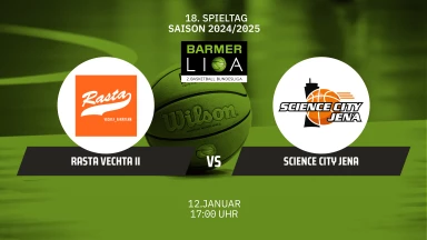 ProA: RASTA Vechta II vs. Science City Jena
