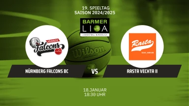 ProA: Nürnberg Falcons BC vs. RASTA Vechta II