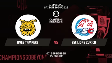 CHL: Ilves Tampere vs. ZSC Lions Zurich - Hauptrunde