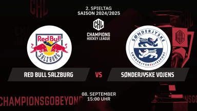 CHL: Red Bull Salzburg vs. SønderjyskE Vojens - Hauptrunde