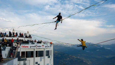 Deutschland holt drei Titel bei Highline-WM in Laax