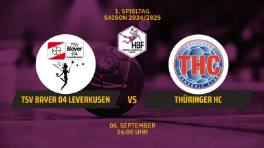 HBF: TSV Bayer 04 Leverkusen vs. Thüringer HC