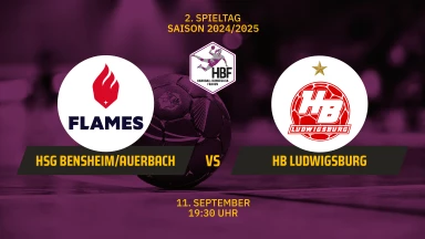 HBF: HSG Bensheim/Auerbach vs. HB Ludwigsburg