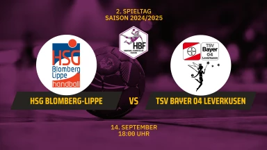 HBF: HSG Blomberg-Lippe vs. TSV Bayer 04 Leverkusen