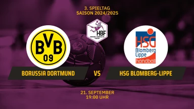 HBF: Borussia Dortmund vs. HSG Blomberg-Lippe