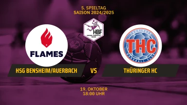 HBF: HSG Bensheim/Auerbach vs. Thüringer HC