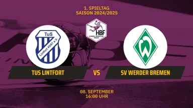 2. HBF: TuS Lintfort vs. SV Werder Bremen
