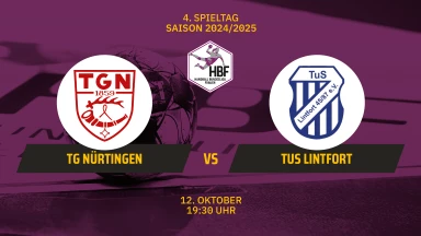 2. HBF: TG Nürtingen vs. TuS Lintfort