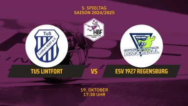 2. HBF: TuS Lintfort vs. ESV 1927 Regensburg