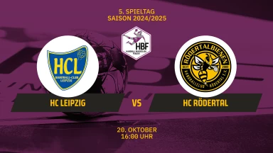 2. HBF: HC Leipzig vs. HC Rödertal