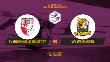 FOR FREE - 2. HBF: SV Union Halle-Neustadt vs. VfL Waiblingen