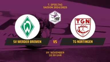 2. HBF: SV Werder Bremen vs. TG Nürtingen