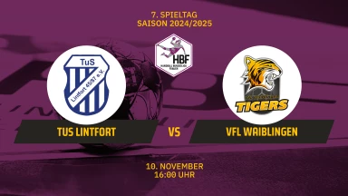 2. HBF: TuS Lintfort vs. VfL Waiblingen