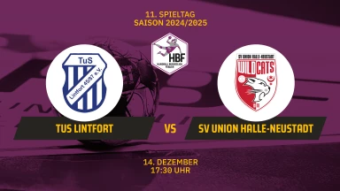 2. HBF: TuS Lintfort vs. SV Union Halle-Neustadt