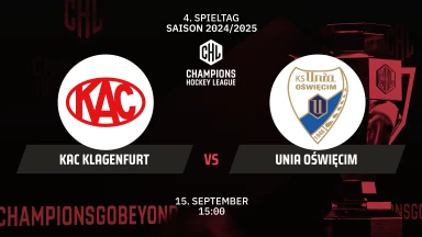 CHL: KAC Klagenfurt vs. Unia Oświęcim - Hauptrunde