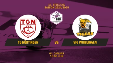 2. HBF: TG Nürtingen vs. VfL Waiblingen